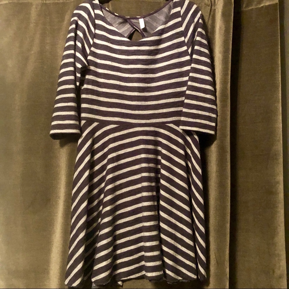 FREE PEOPLE A-Line Dress with Keyhole Back